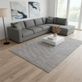 Homeroots Revi Solid Color Modern Rectangle Area Rug