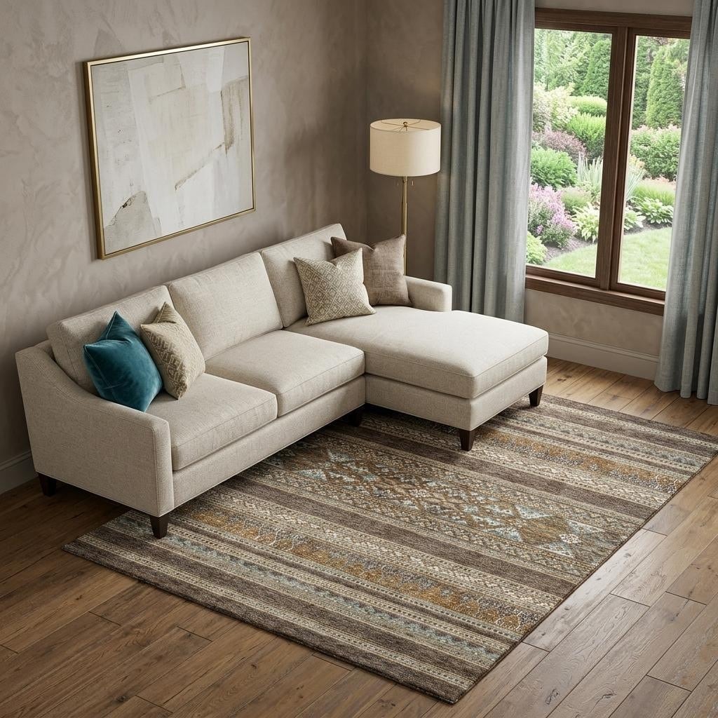 Homeroots Southwestern Southwest Rectangle Area Rug