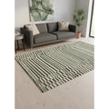 Homeroots Striped Modern Rectangle Area Rug 5 X 8