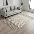 Homeroots Striped Modern Rectangle Area Rug 5 X 8