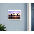 Homeroots Teamwork White Framed Print Wall Art