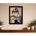 Homeroots The Kitchen Sink Black Framed Print Kitchen Wall Art