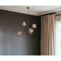 Homeroots Tholos 4 Light Matte Black Pendant 27.50 X 18.00 X 39.50