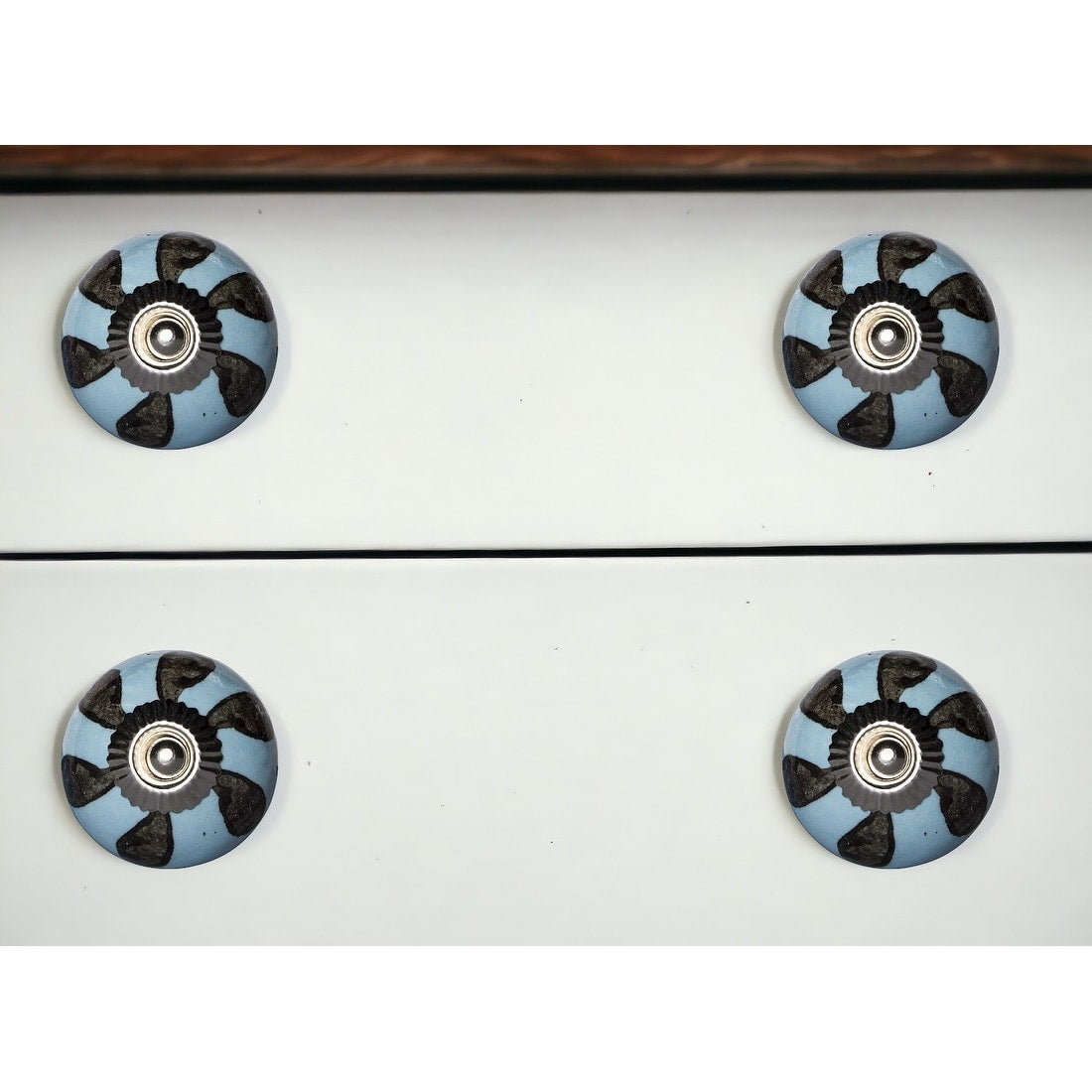 1.5 X 1.5 X 1.5 Ceramic Metal Multicolor 12 Pack Knob 1.5 X 1.5 X 1.5