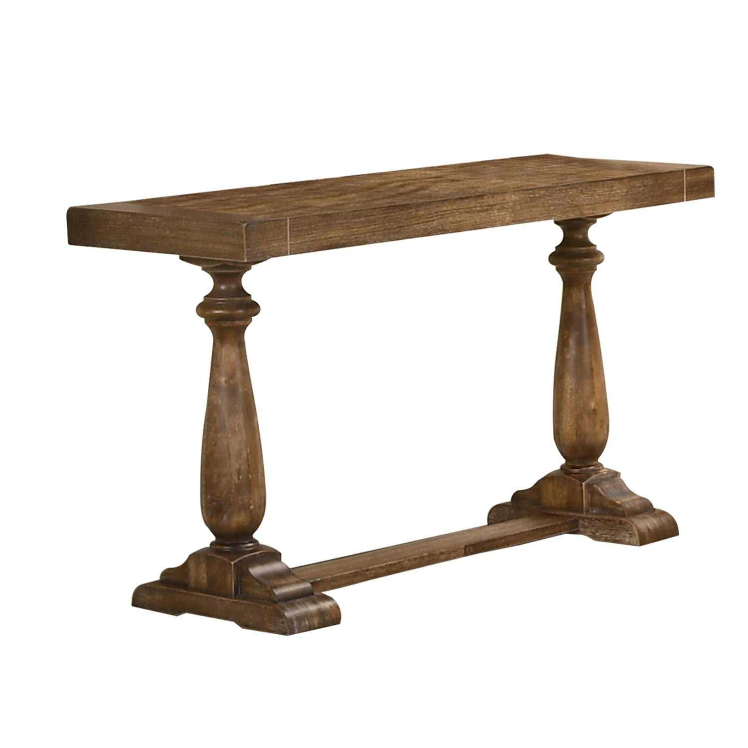 Homestock 30 In.H Driftwood Sofa Table Console Table For Living Room Bedroom Decor