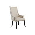 Homestock 43.5 In H Gray Finish Circle Wood Frame Straight Armchair Piece Of 1