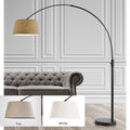 Orbita 82 In Retractable Arch Dimmable Floor Lamp Include With15W Led Bulb And Empire Shade