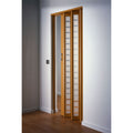 Homestyle Metro Beech With Frosted Squares Folding Door