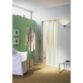 Homestyle Metro White With Turquoise Frosted Insert Folding Door