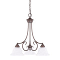 Capital Lighting Homeplace Collection 3 Light Bronze Chandelier