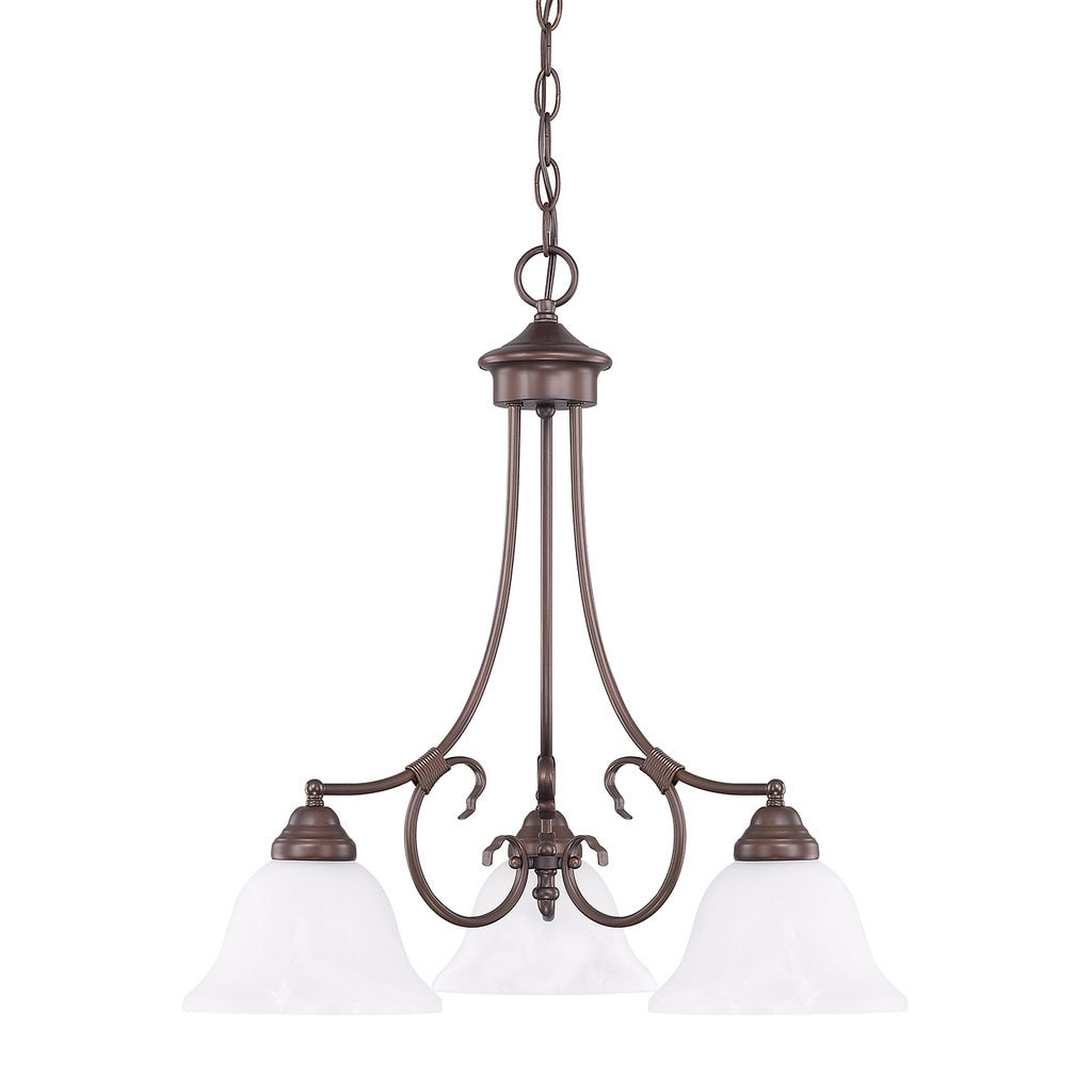 Capital Lighting Homeplace Collection 3 Light Bronze Chandelier
