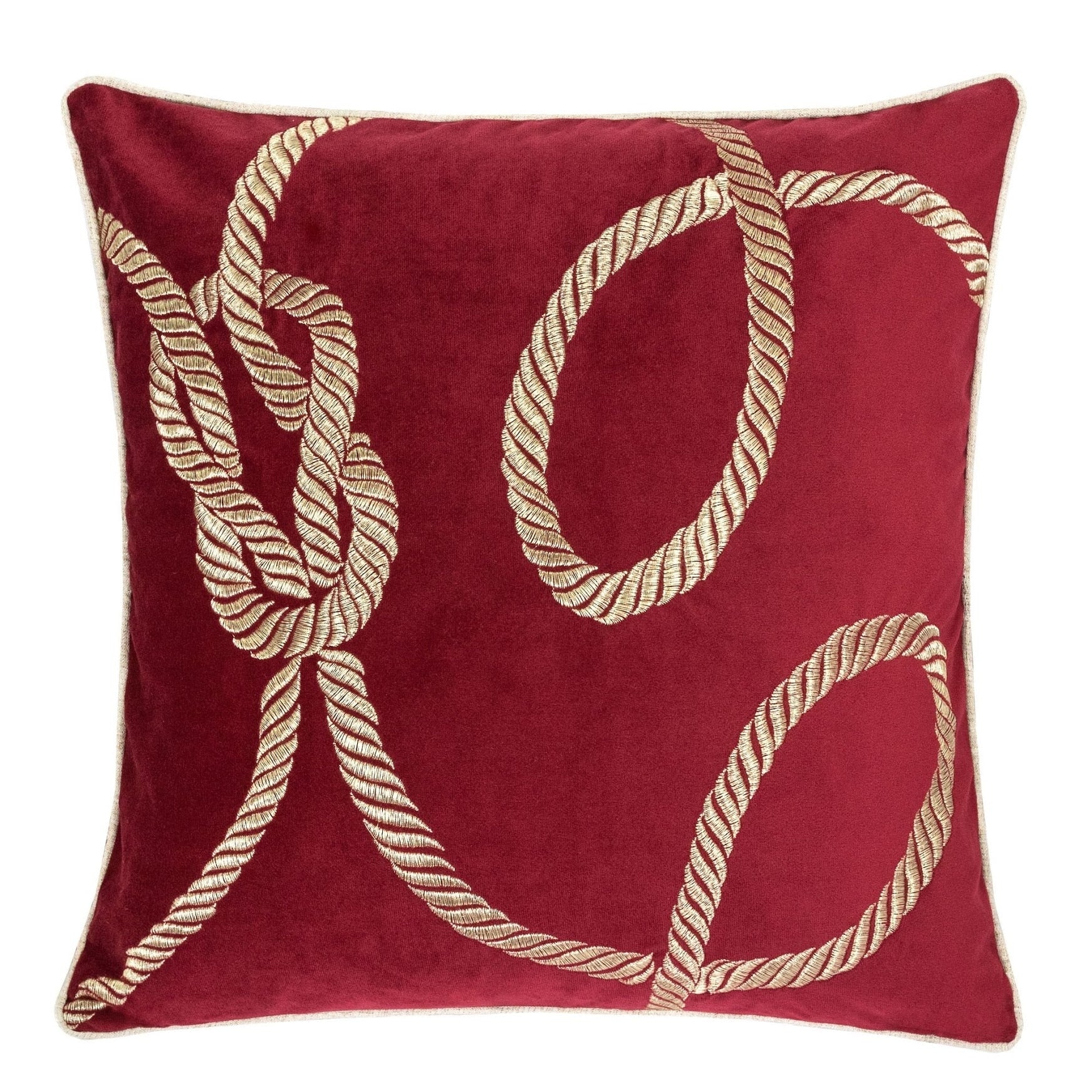Homey Cozy Embroidery Christmas Throw Pillow Cover Insert