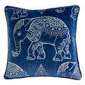 Homey Cozy Foil Print Elephant Throw Pillow Cover Insert