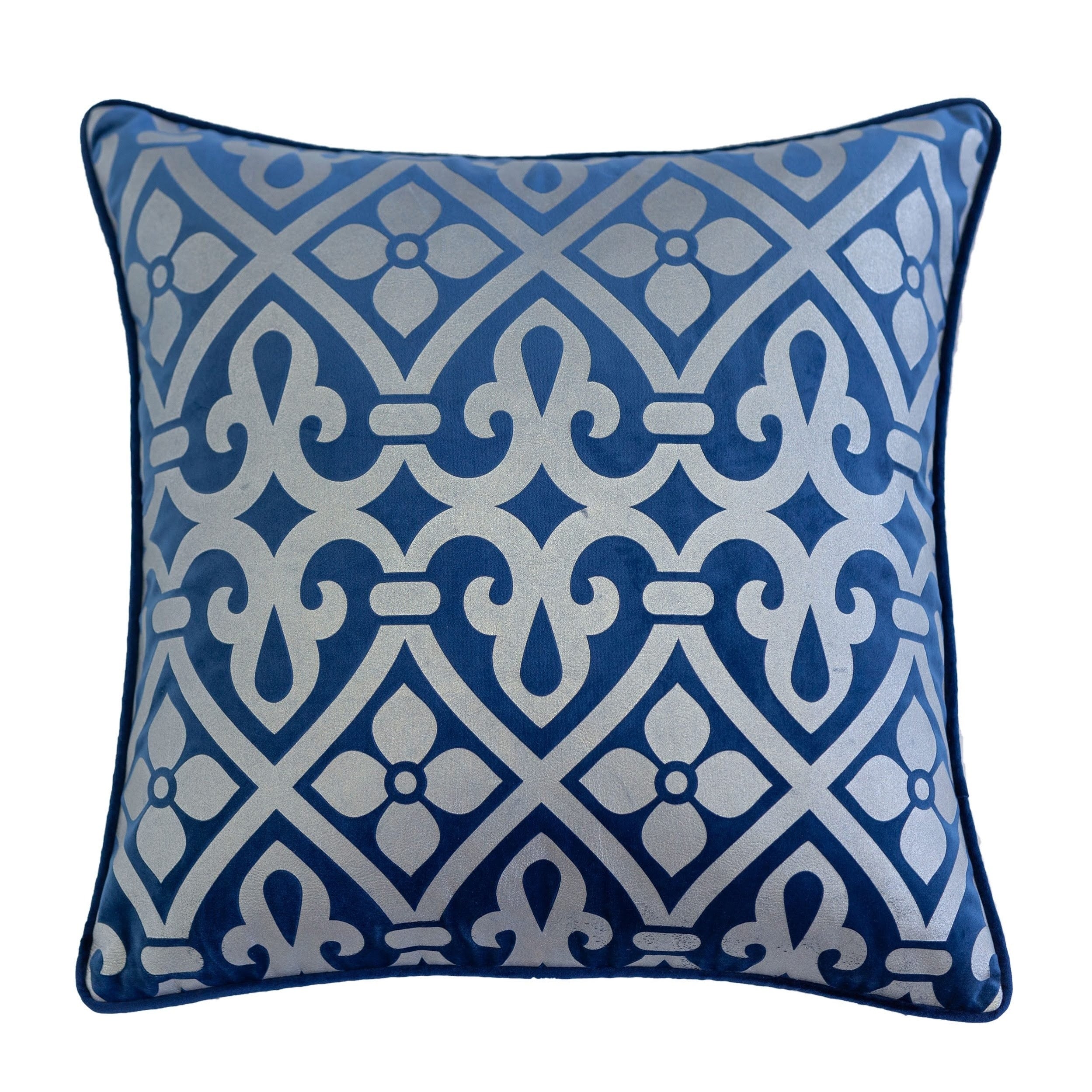 Homey Cozy Foil Print Vintage Throw Pillow Cover Insert