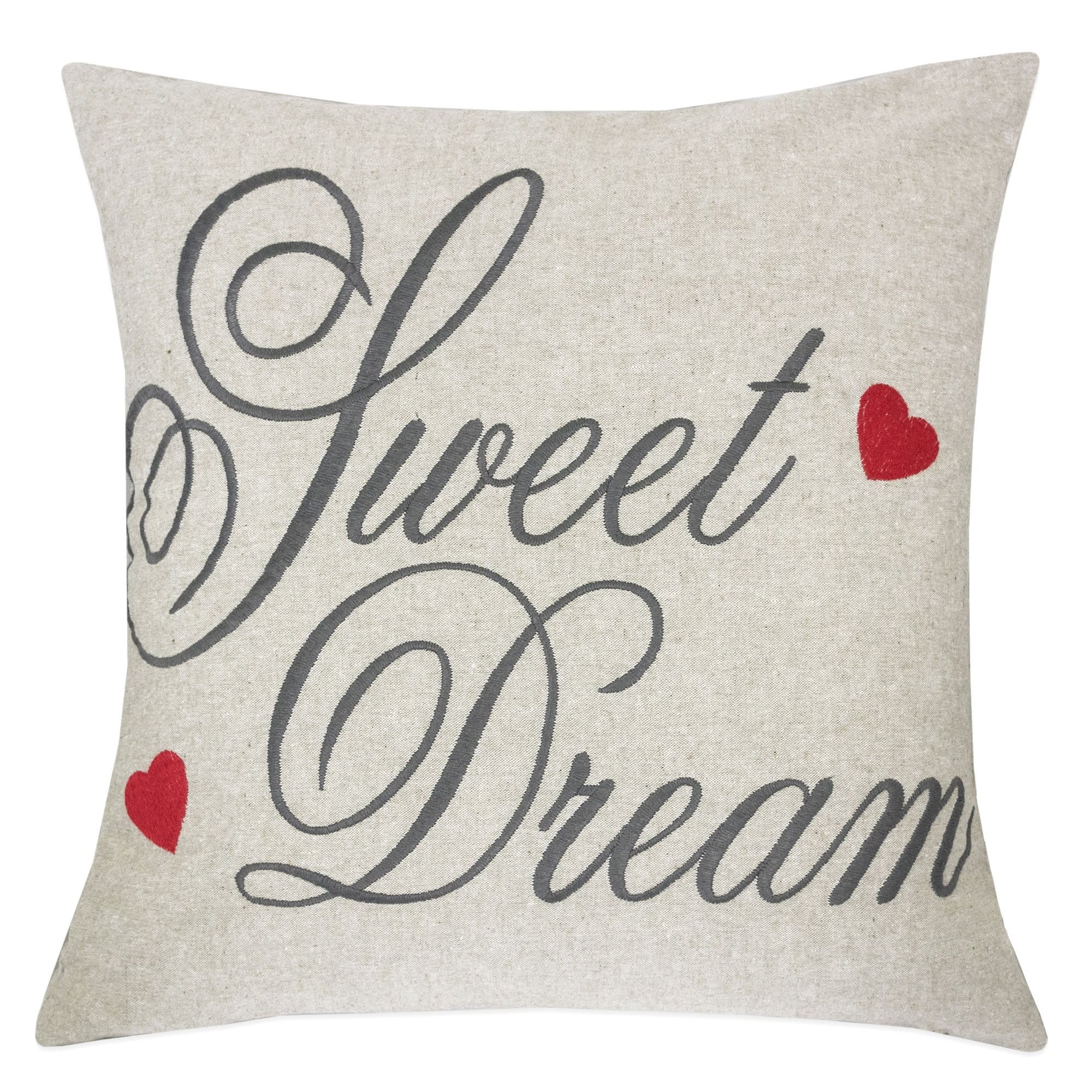 Homey Cozy Sweet Dream Throw Pillow Cover Insert Set Of 2