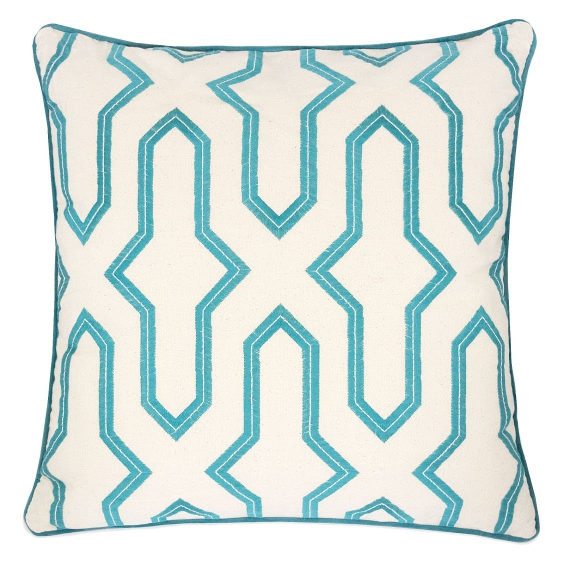 Homey Cozy Embroidery Cotton Throw Pillow Cover Insert Set Of 2