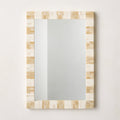 Honor Bone Inlay Round Wall Mirror 32in