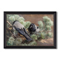 Hooded Crows 1891 Bruno Liljefors Custom Framed Canvas