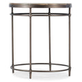 Hooker Furniture 22 Diameter Acacia Wood Top Metal Side Table From Light Wood Metal