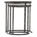 Hooker Furniture 500 50 949 Dkw 23 1 2 Wide Wood Top Hardwood And Metal Nesting Table Petrified N A