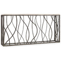 Hooker Furniture 5373 80151 68 Long Steel And Marble Console Table From The Tubular Collection Vintage Steel