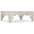 Hooker Furniture 5750 80112 Flanders 40 Wide Poplar Wood Coffee Table From The Boheme Collection White Linen
