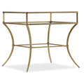 Hooker Furniture 5846 80113 5846 80 26 Wide Glass Top Iron End Table Gold