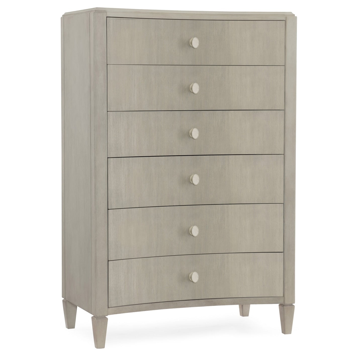 Hooker Furniture 5990 90010 Ltwd Elixir 38 Wide Rubberwood And Walnut Dresser W Serene Gray Beige