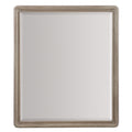 Hooker Furniture 6050 90004 42 X 36 Rectangular Beveled Rubberwood Framed Accent Mirror From The Affinity Collection Greige
