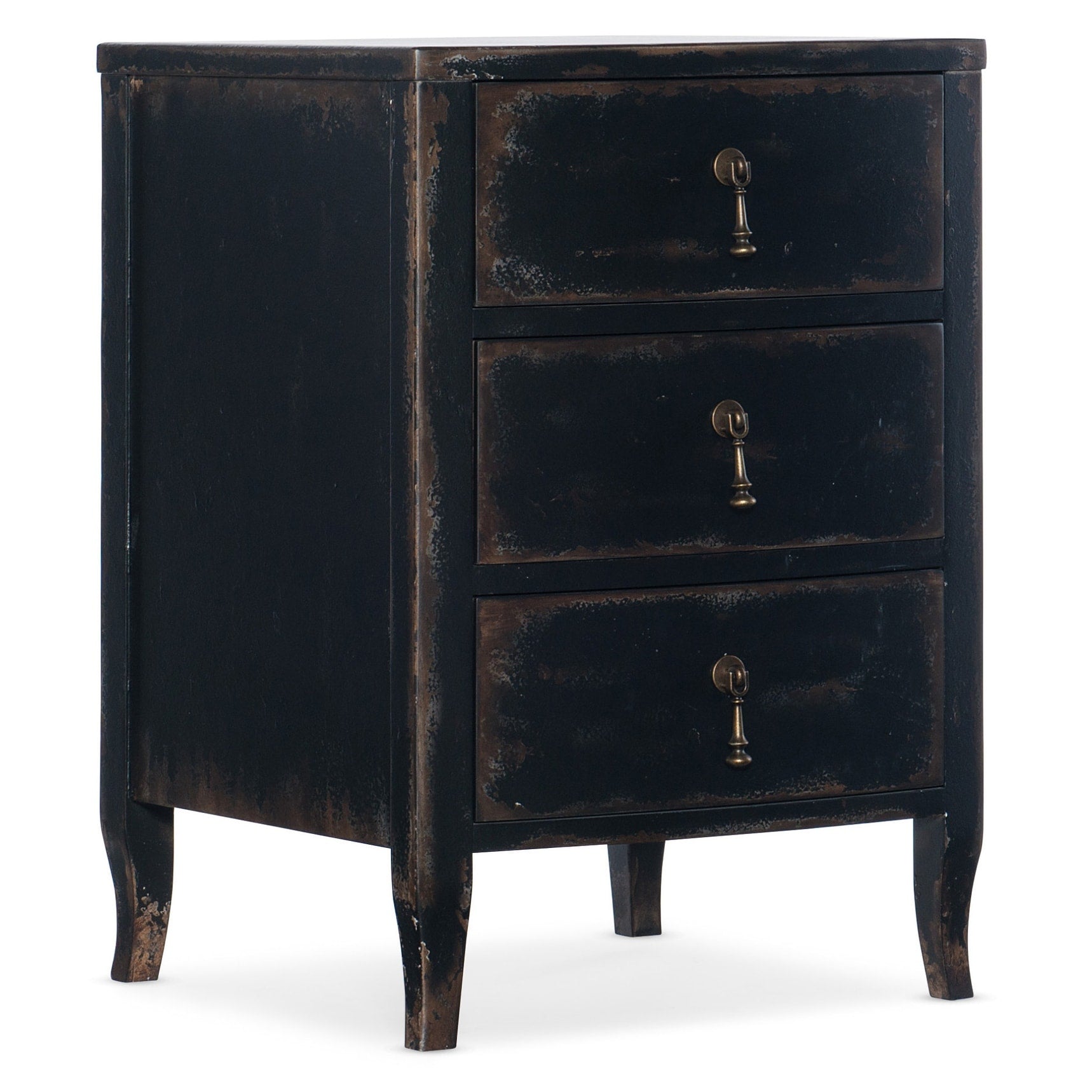 Hooker Furniture 5805 90115 Ciao Bella 20 Wide Vintage Telephone Distressed Black