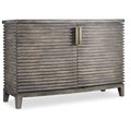 Hooker Furniture 638 85115 50 Wide Hardwood Cabinet From The Melange Delano Collection Ash Gray