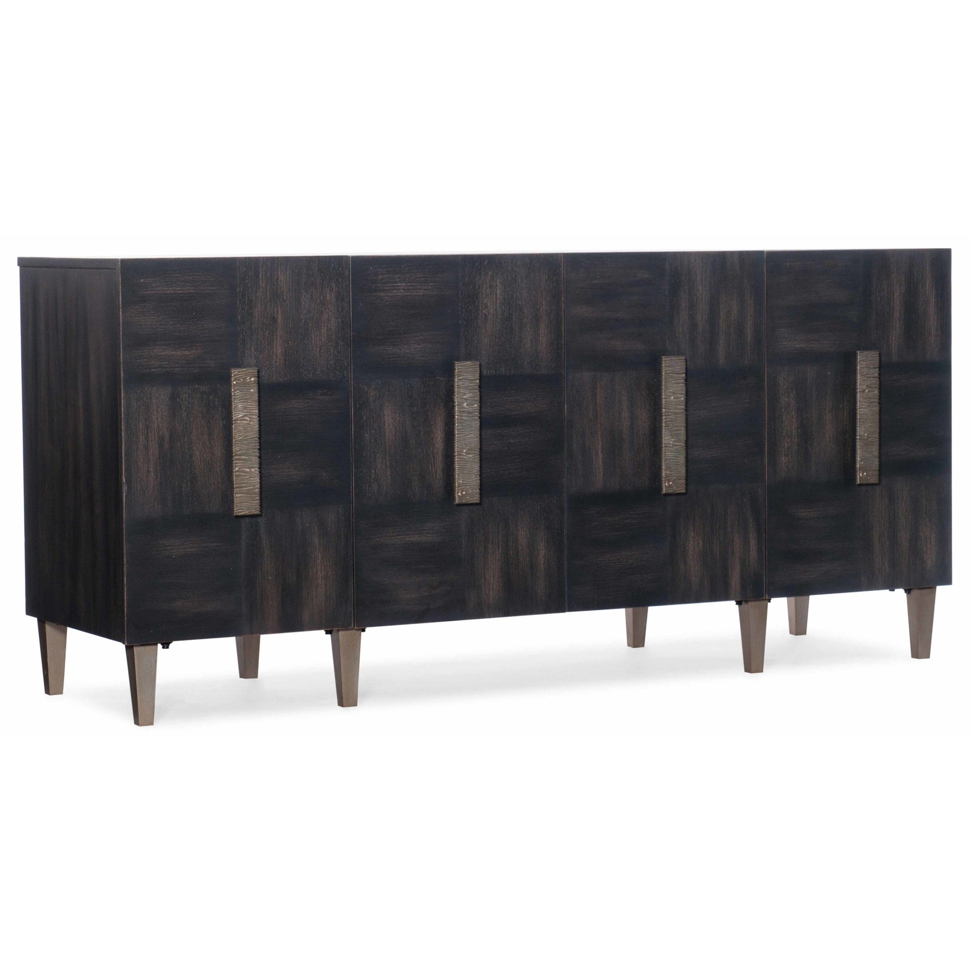 Hooker Furniture 638 85457 Neville 68 Wide Poplar Sideboard From The Melange Collection Dark Walnut