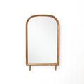 Horizon Arch Wooden 23.6 W X 39.6 H Wall Mirror With Legs 39.56 H X 23.62 W