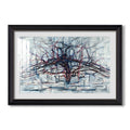 Horizontal Tree 1912 Piet Mondrian Custom Framed Print