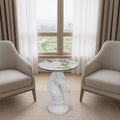Horse Head Accent Table White Animal Statue End Tables 8 X 10