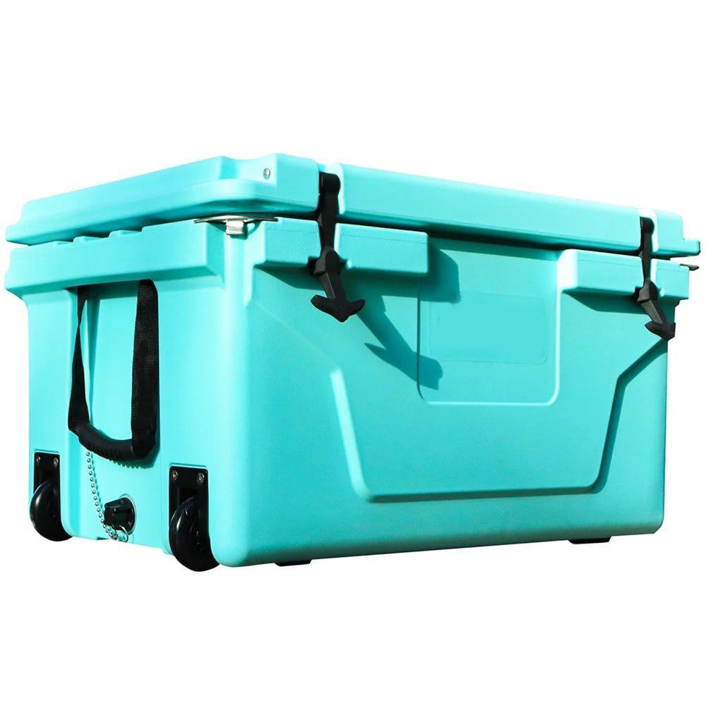 Hot Selling Blue Color 65Qt Outdoor Cooler Fish Ice Chest Box 2022 Popular Camping Cooler Box