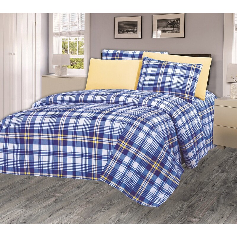 Hotel Club 1200 Super Soft 6 Piece Jack Print Sheet Set