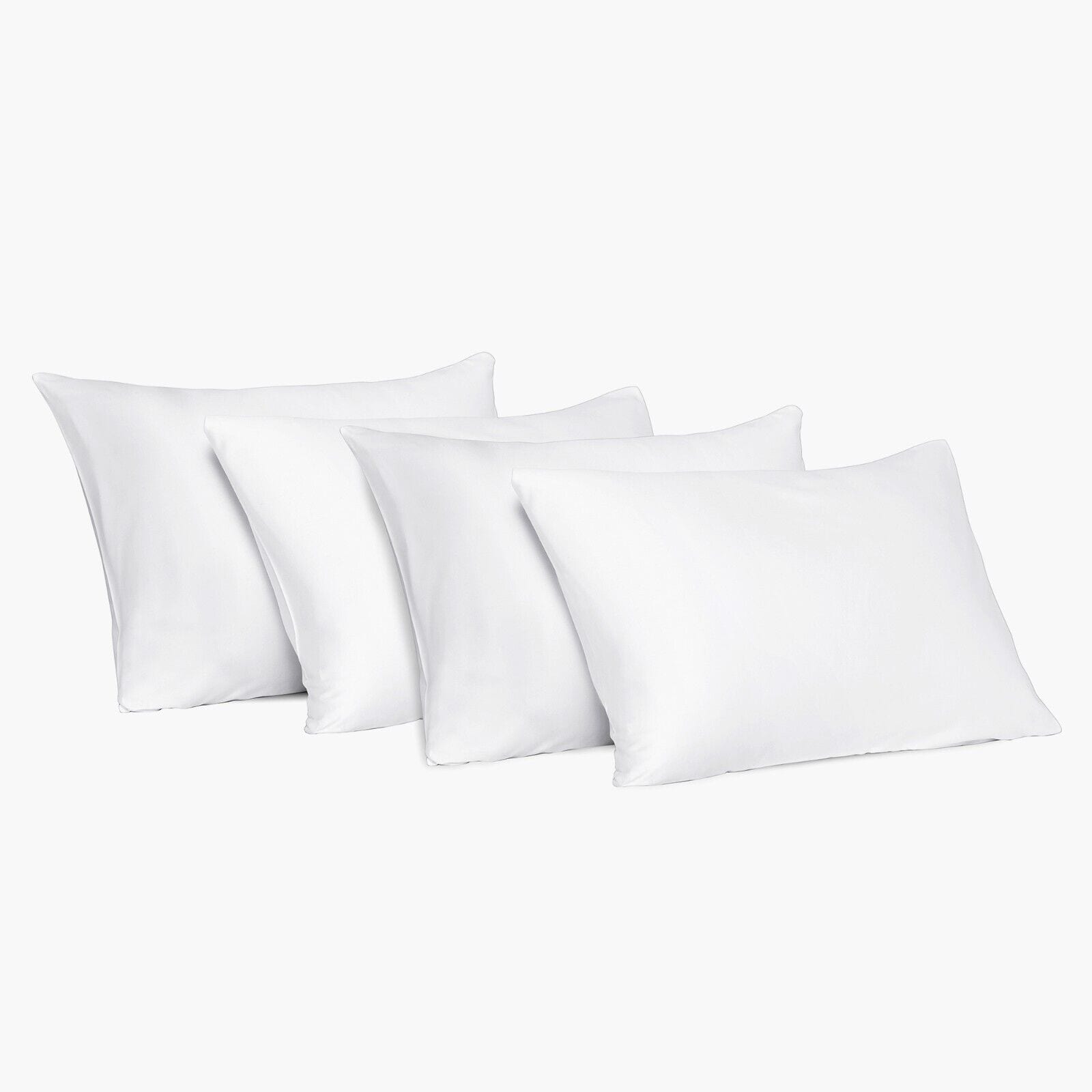 Hotel Collection White Soft Sateen Egyptian Cotton Pillowcases Set Of 4