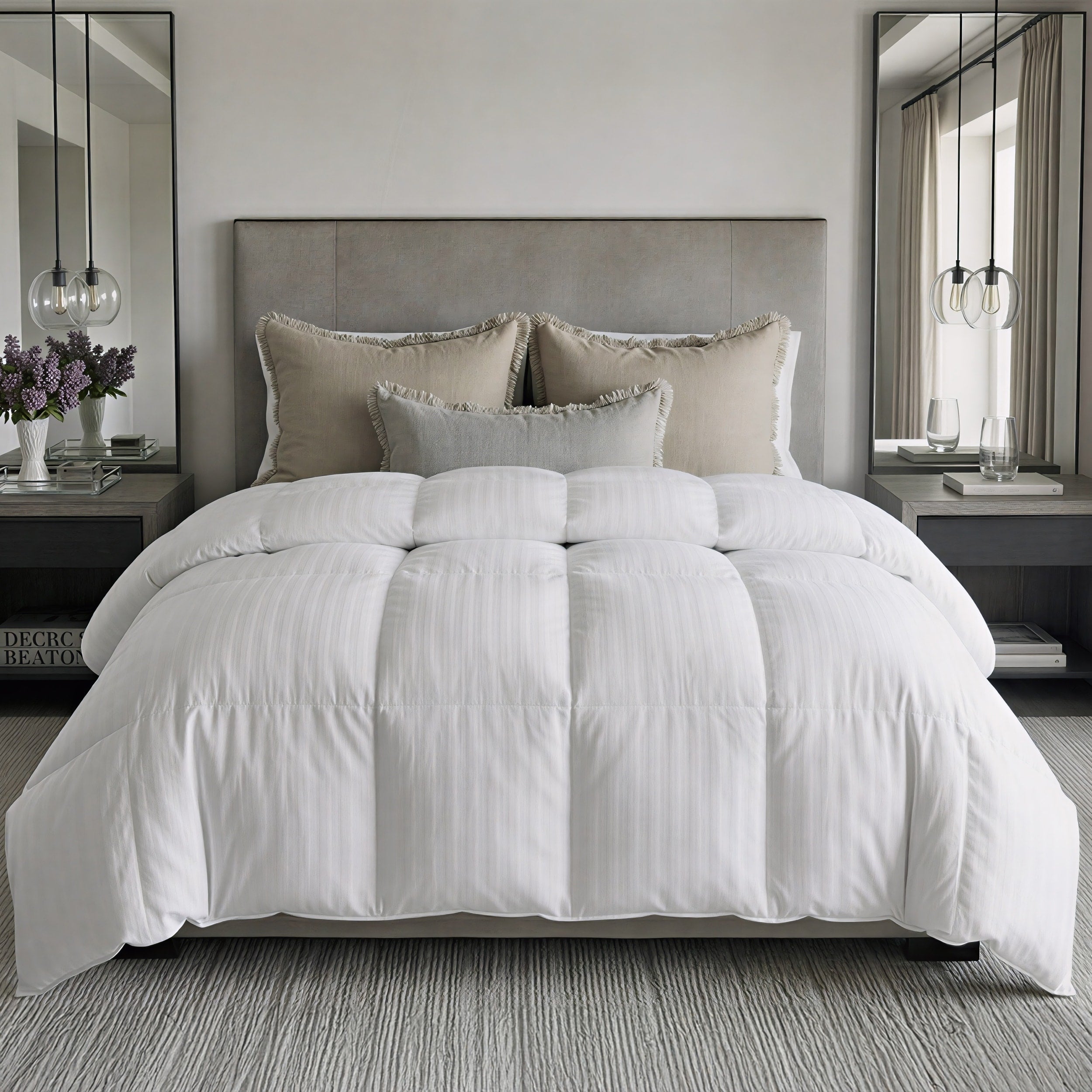 Hotel Grand Oversized 500 Thread Count Extra Warmth Siberian White Down Comforter