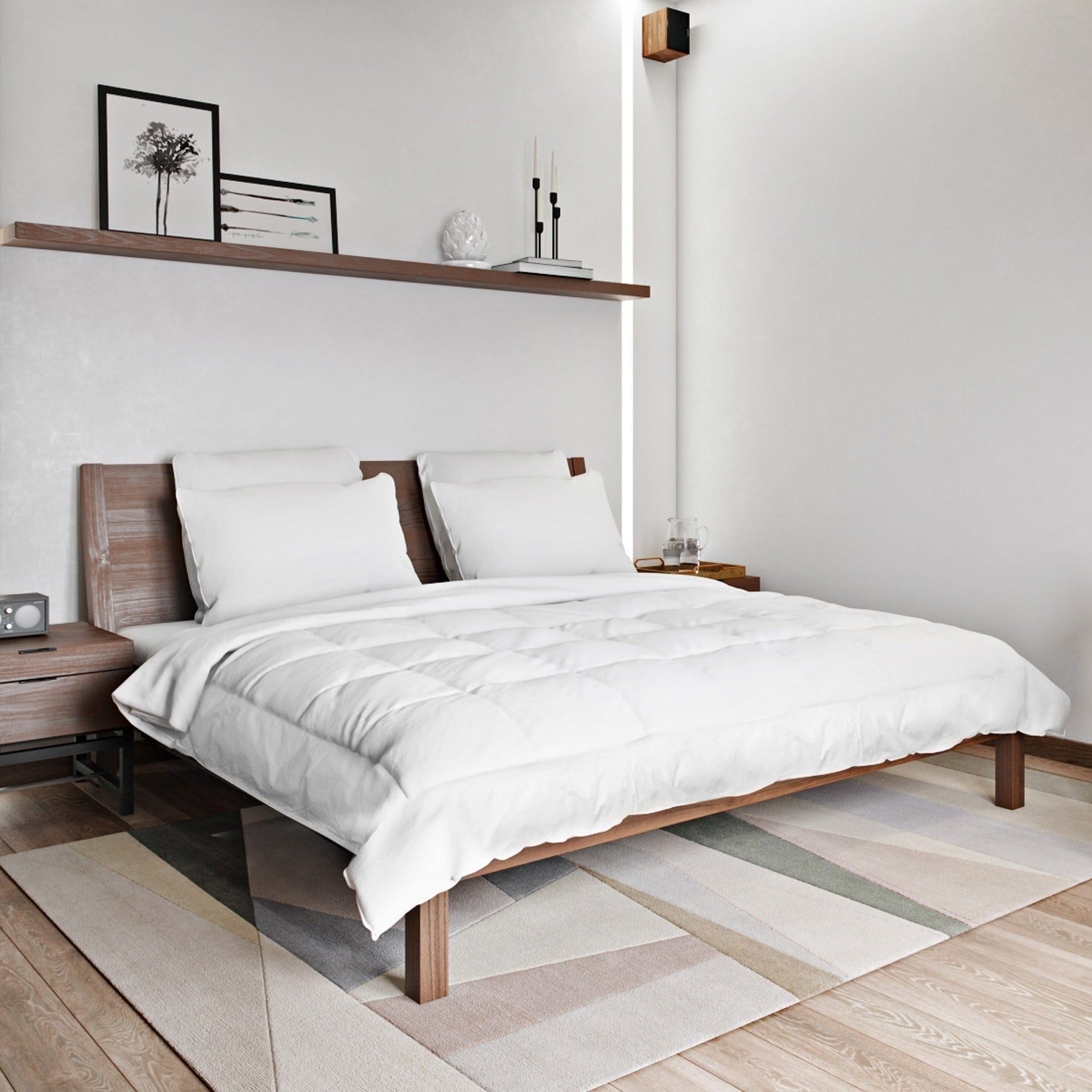 Hotel Style Enviroloft Down Alternative Hypoallergenic Blanket With Duvet Loops
