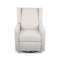 Hounker Contemporary Fabric Upholstered Swivel Recliner By Christopher Knight Home