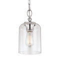 Hounslow Mini Polished Nickel 1 Light Pendant