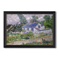 Houses In Auvers 1890 Vincent Van Gogh Custom Framed Canvas