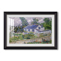 Houses In Auvers 1890 Vincent Van Gogh Custom Framed Print