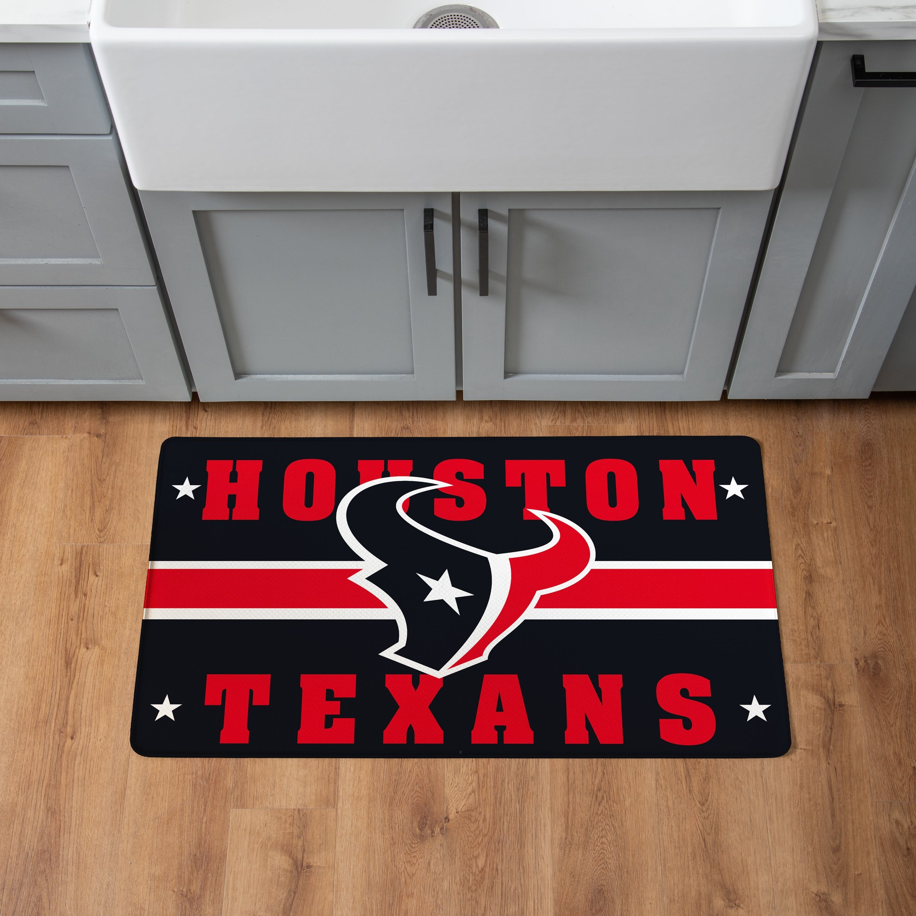 Houston Texans Anti Fatigue Door Mat 30 X 18