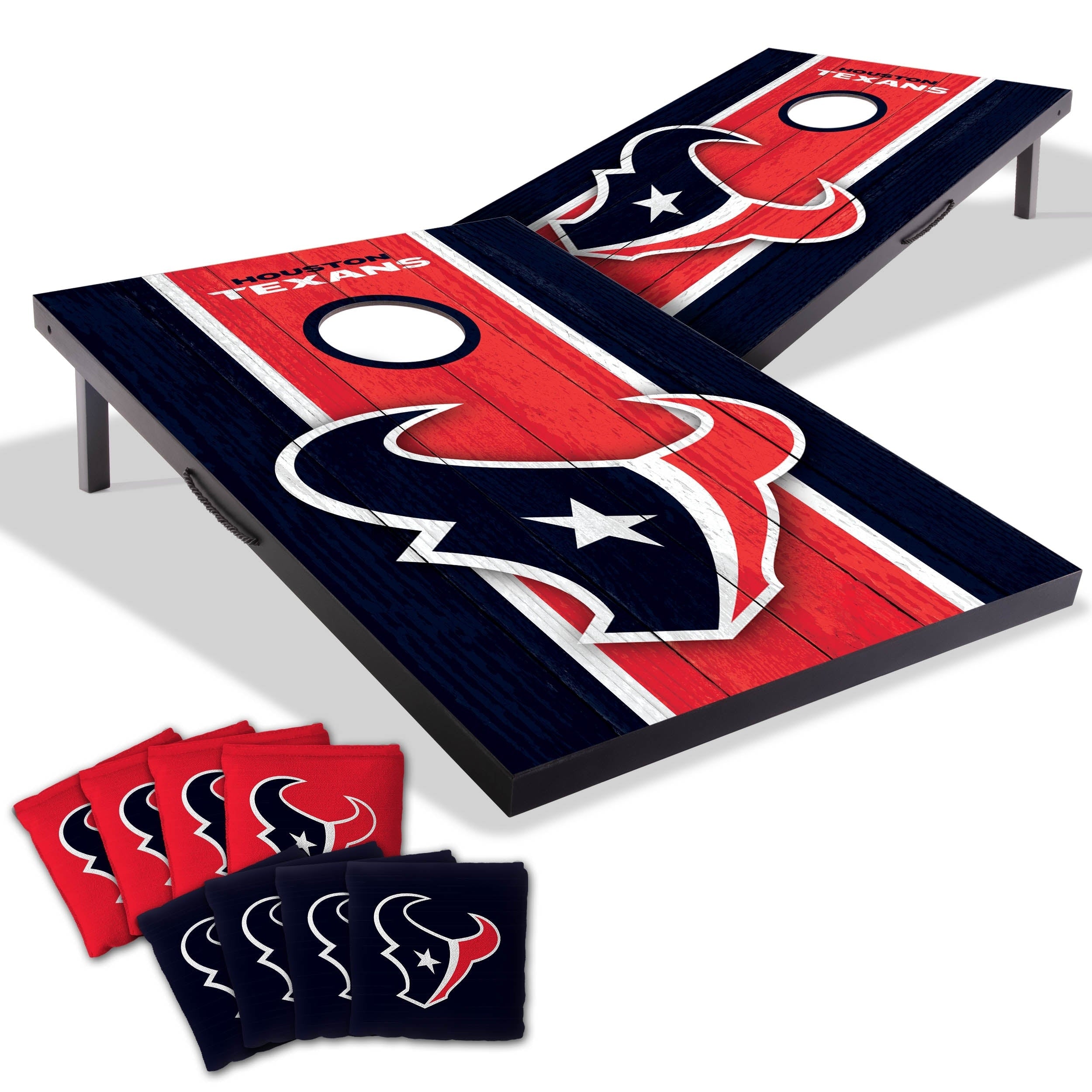 Houston Texans Nfl Compact 2X3 Tailgate Cornhole Board Set