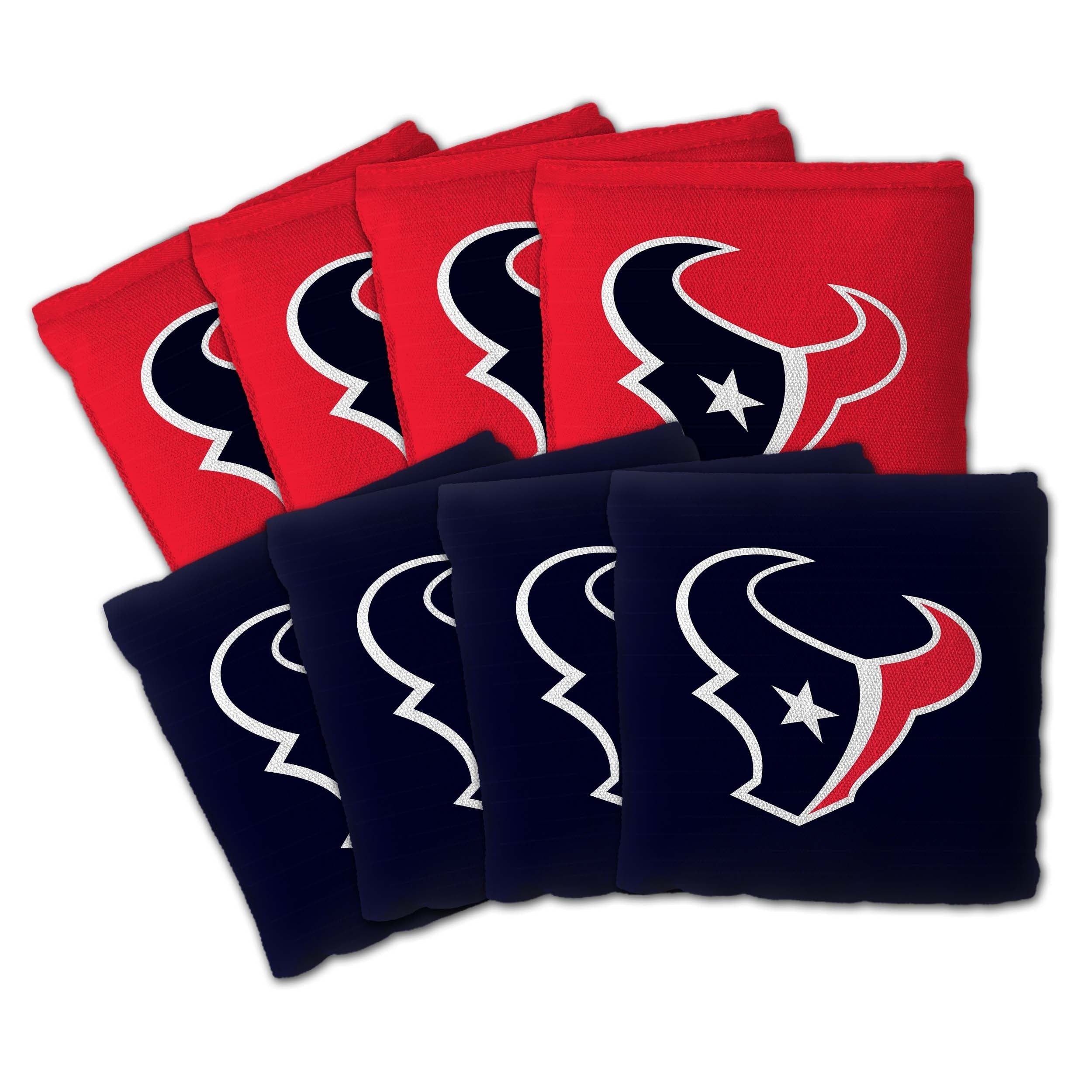Houston Texans Nfl Dual Sided Pro Stop Slide Cornhole Bags