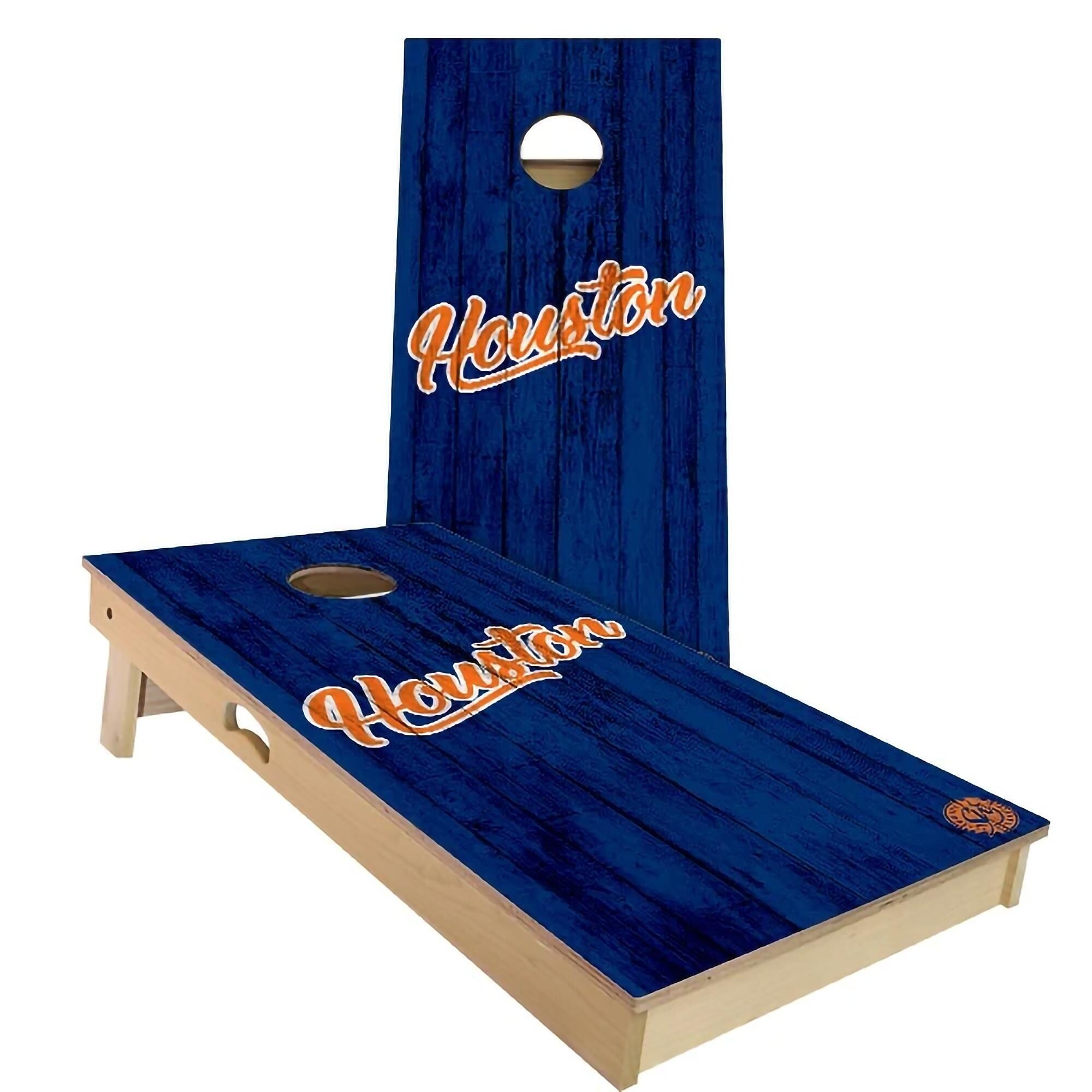 Houston Vintage Baseball Cornhole Set Choose Your Size Accessories