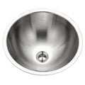 Houzer Cro 1620 Opus 16 3 4 18 Gauge Stainless Steel Undermount Bathroom Sink With Overflow Stainless Steel N A