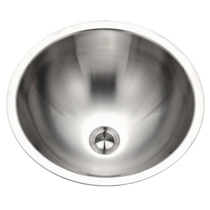 Houzer Cro 1620 Opus 16 3 4 18 Gauge Stainless Steel Undermount Bathroom Sink With Overflow Stainless Steel N A